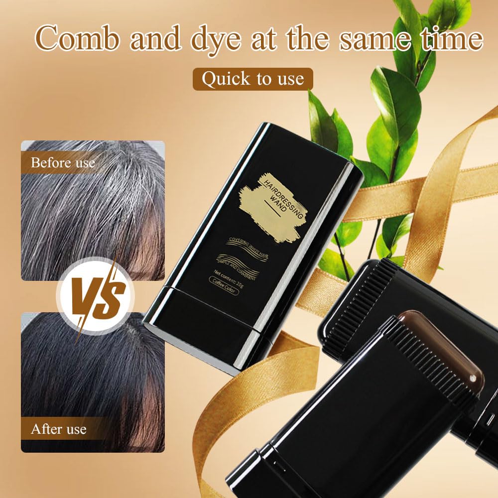 🔥Hot Sale 77% OFF👍🏻Portable Hair Dye Comb for Gray Hair Coverage