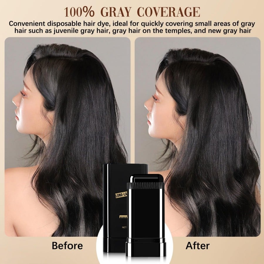 🔥Hot Sale 77% OFF👍🏻Portable Hair Dye Comb for Gray Hair Coverage