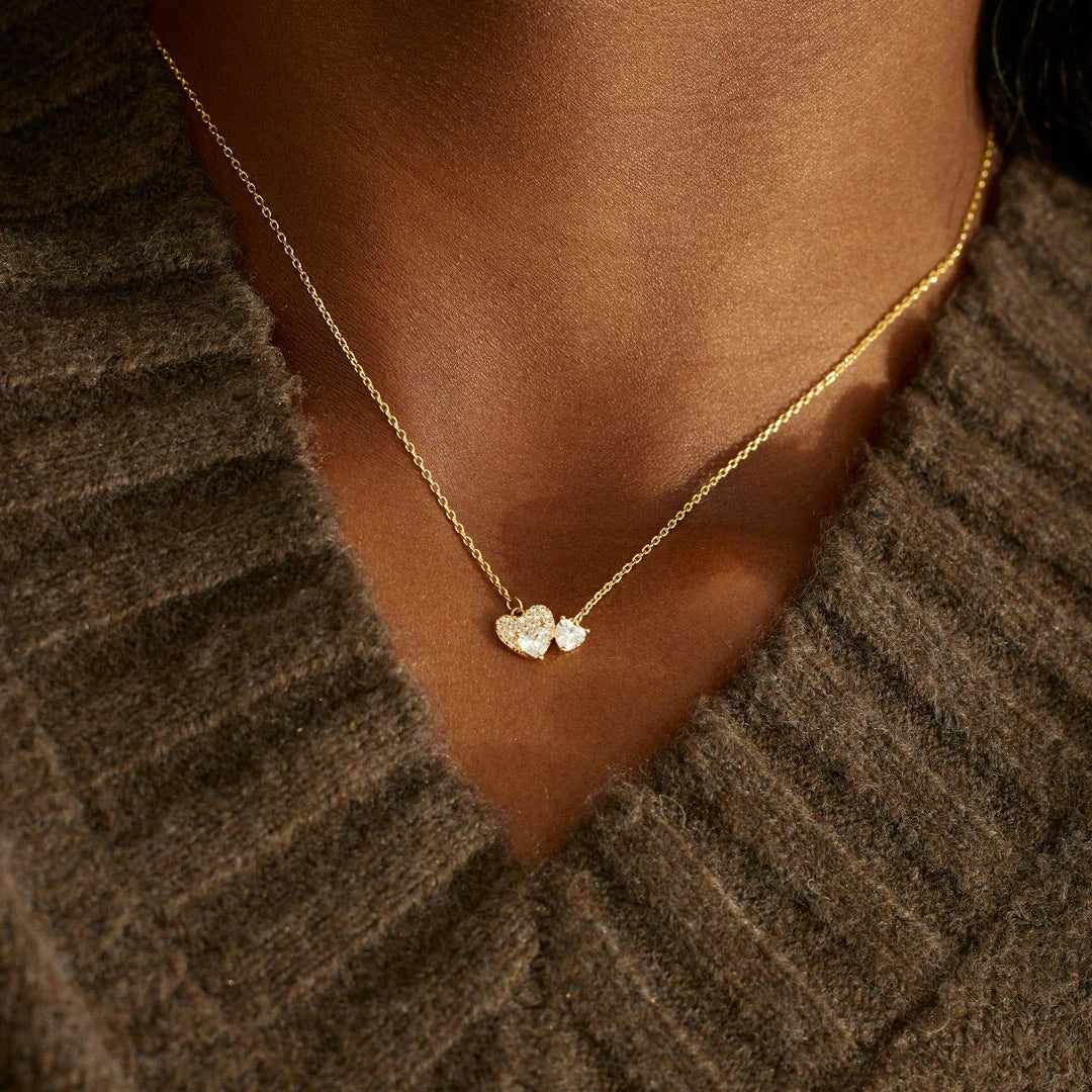 Zircon Heart Necklace