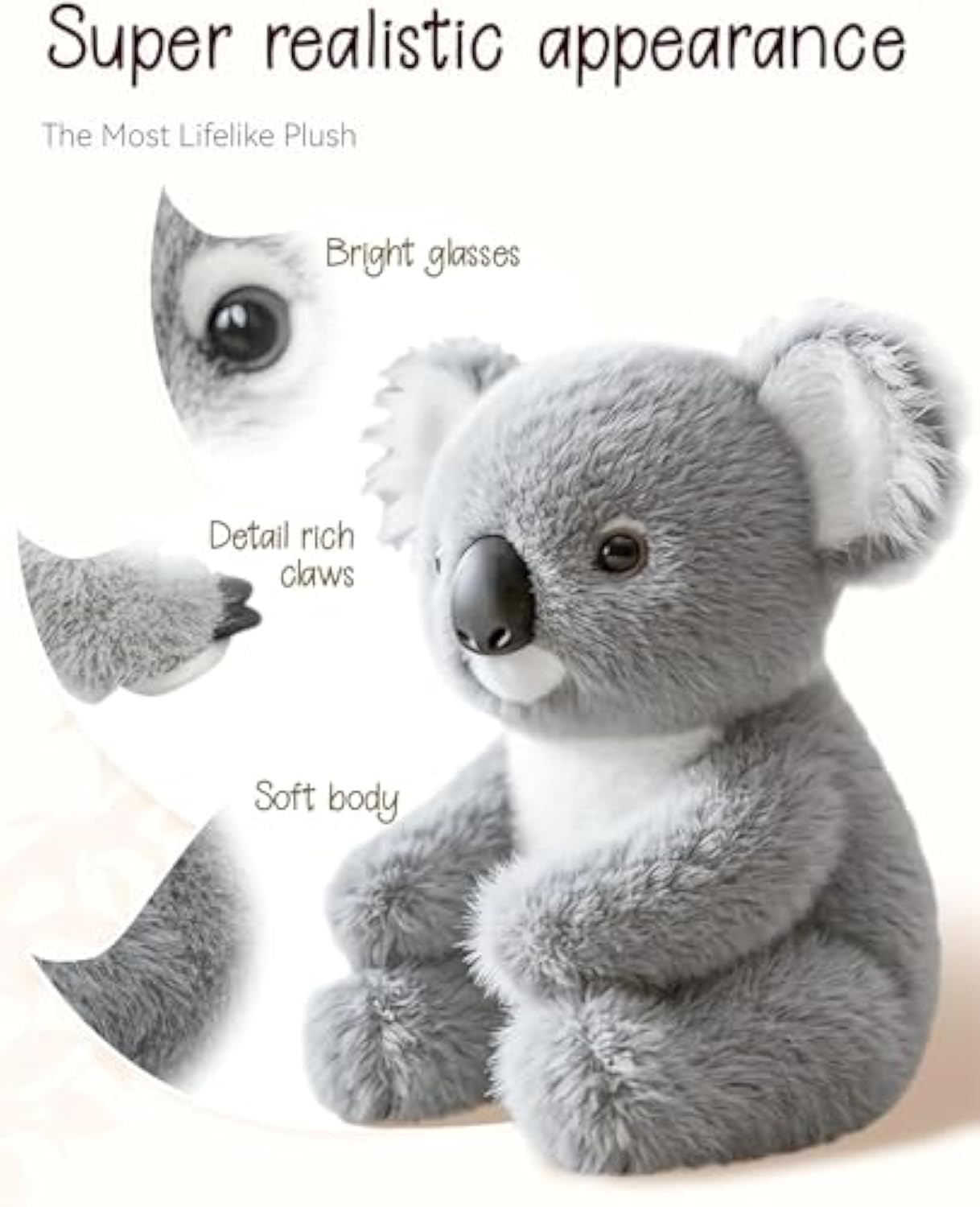đšKoala Plush Toy â Soft Stuffed Animal for Kids, Cuddly Sleep Buddy & Emotional Comfort Giftđštiaozhuan