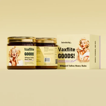 Vaxflite GOODS! Whipped Beef Tallow & Manuka Honey Organic Nourishing Face Cream Moisturizer Body Lotion Skin Care Lip Balm Hydrating Moisturizing 100% Natural Ingredients - Oil [🔥Limited Time Offer🔥]