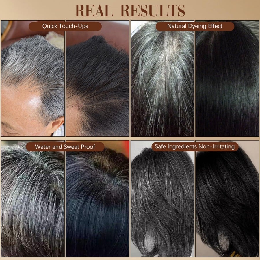 🔥Hot Sale 77% OFF👍🏻Portable Hair Dye Comb for Gray Hair Coverage
